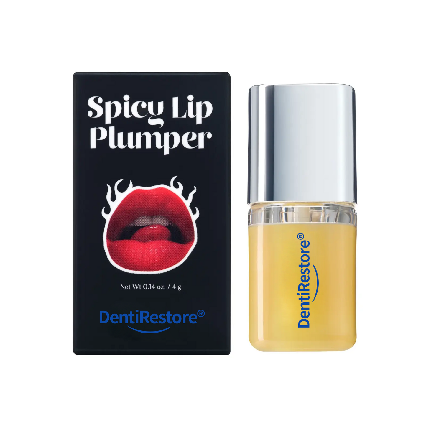 💋Spicy Lip Plumper — Fuller-Looking Lip Plumper Gloss, Non-Sticky, High-Shine Finish