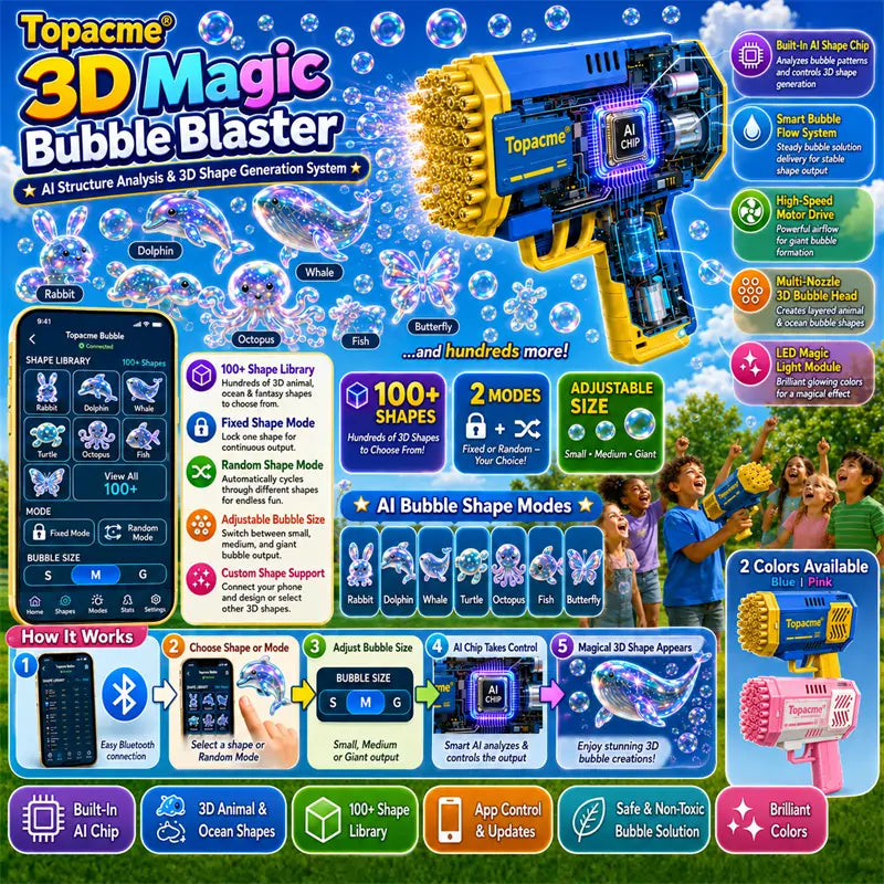 Super 3D Magic Bubble Concentrate —— Animal & Ocean Fantasy Theme🔥🔥🔥