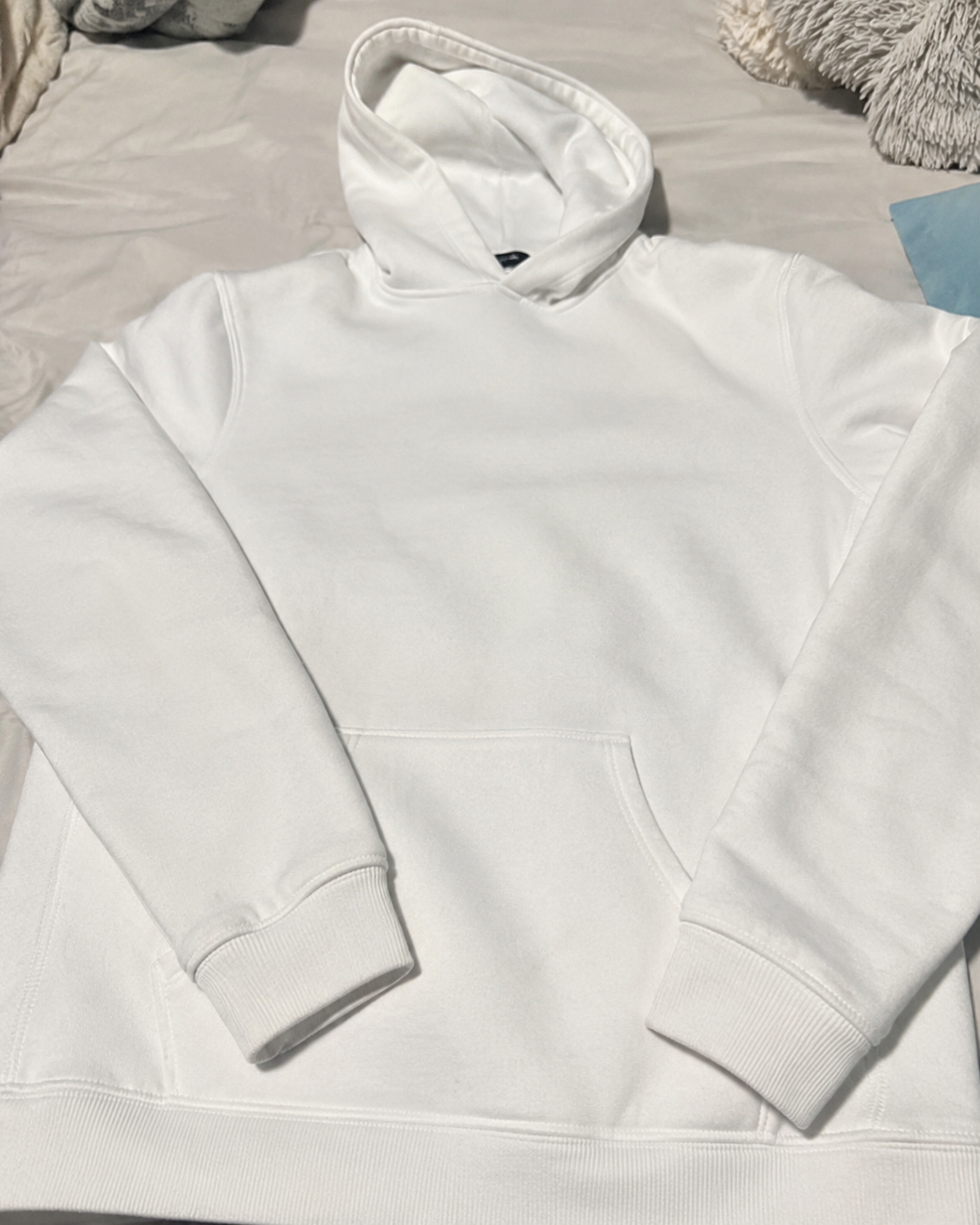 Hoodie stain cleaning and clean result