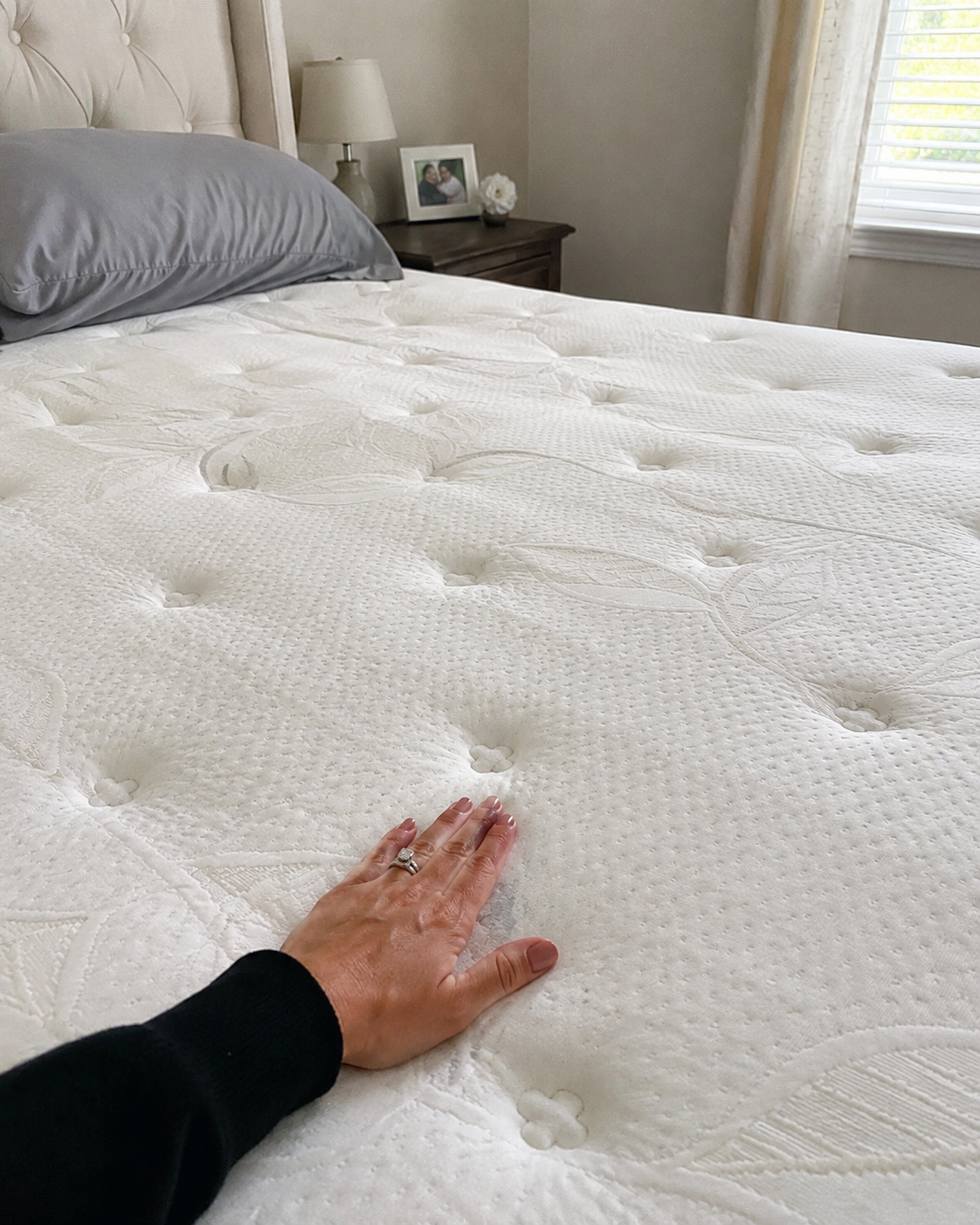Mattress stain cleaning and clean result