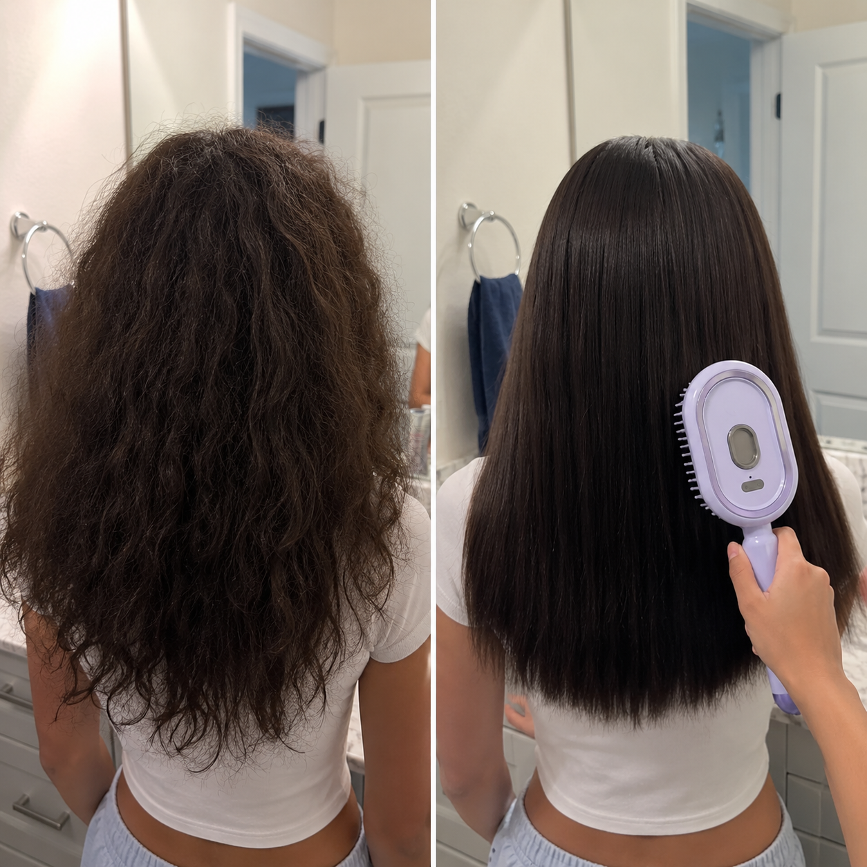 Customer before and after smoothing result