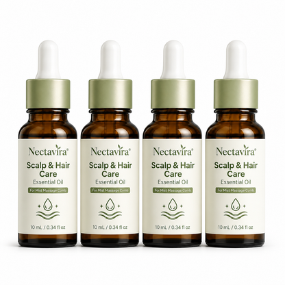 Nectavira® Scalp & Hair Care Essential Oil Drops(Designed for Your Mist Massage Comb)