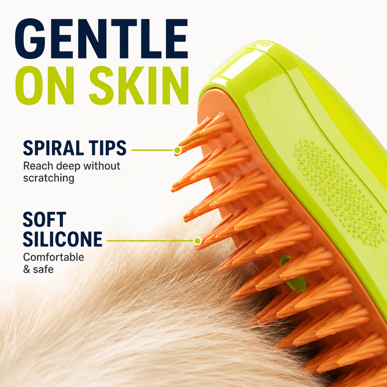 Pet spray comb, cat comb, dog comb, detangling comb, loose hair removal comb, one-click hair removal comb, pet comb.
