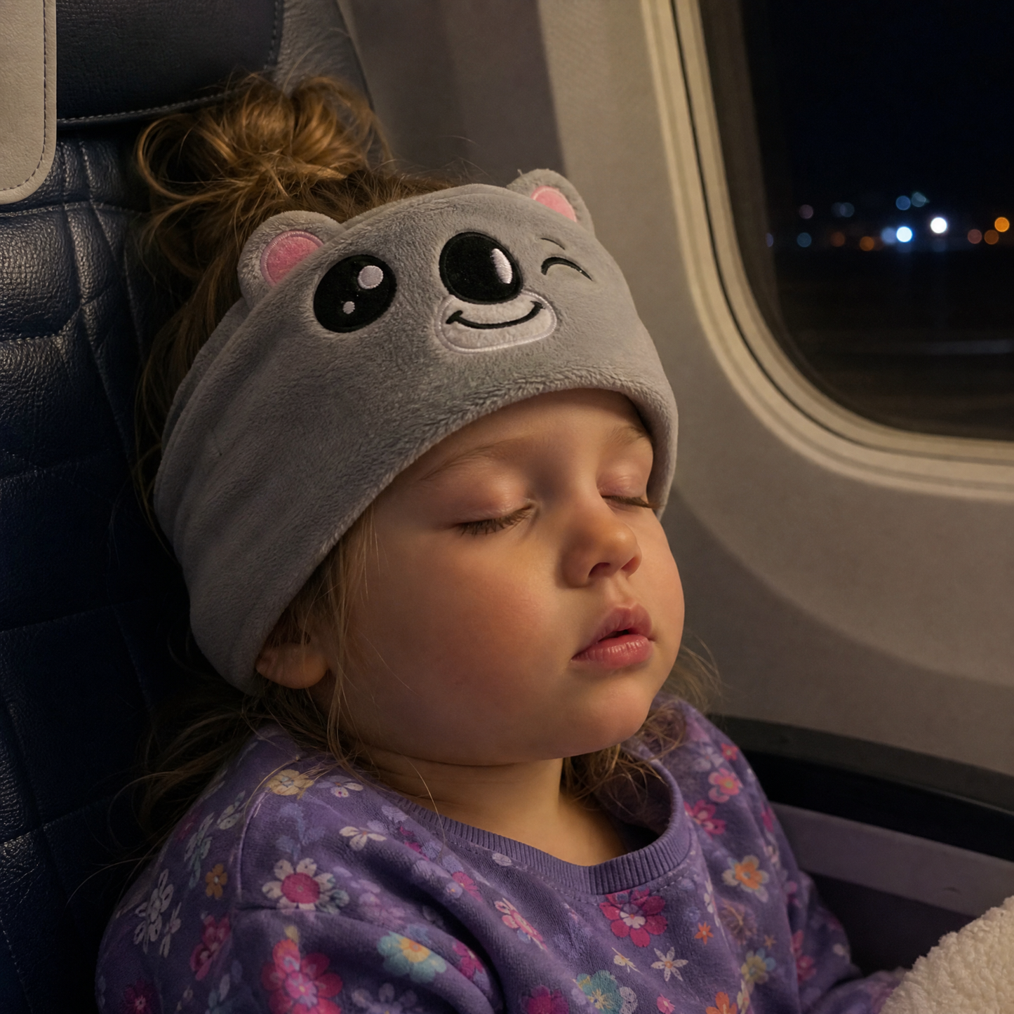 Nectavira® 🔥 Soft Bluetooth Sleep Headband For Kids, Toddlers & Adults Long Flights. Quiet Kids. Stress-Free Travel.
