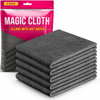 Nectavira® Streak-Free Reusable Microfiber Cleaning Cloths – 5 Pack