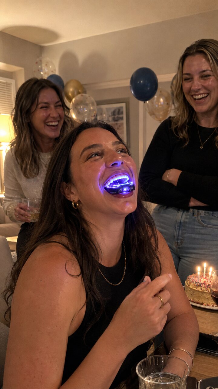Birthday party moment