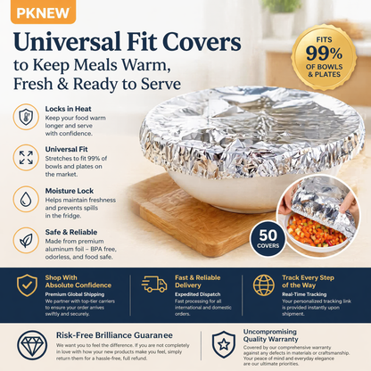 🔥 80% OFF Insulated Food Covers | Nectavira® Universal Fit Covers to Keep Meals Warm, Fresh & Ready to Serve