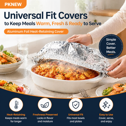 🔥 80% OFF Insulated Food Covers | Nectavira® Universal Fit Covers to Keep Meals Warm, Fresh & Ready to Serve