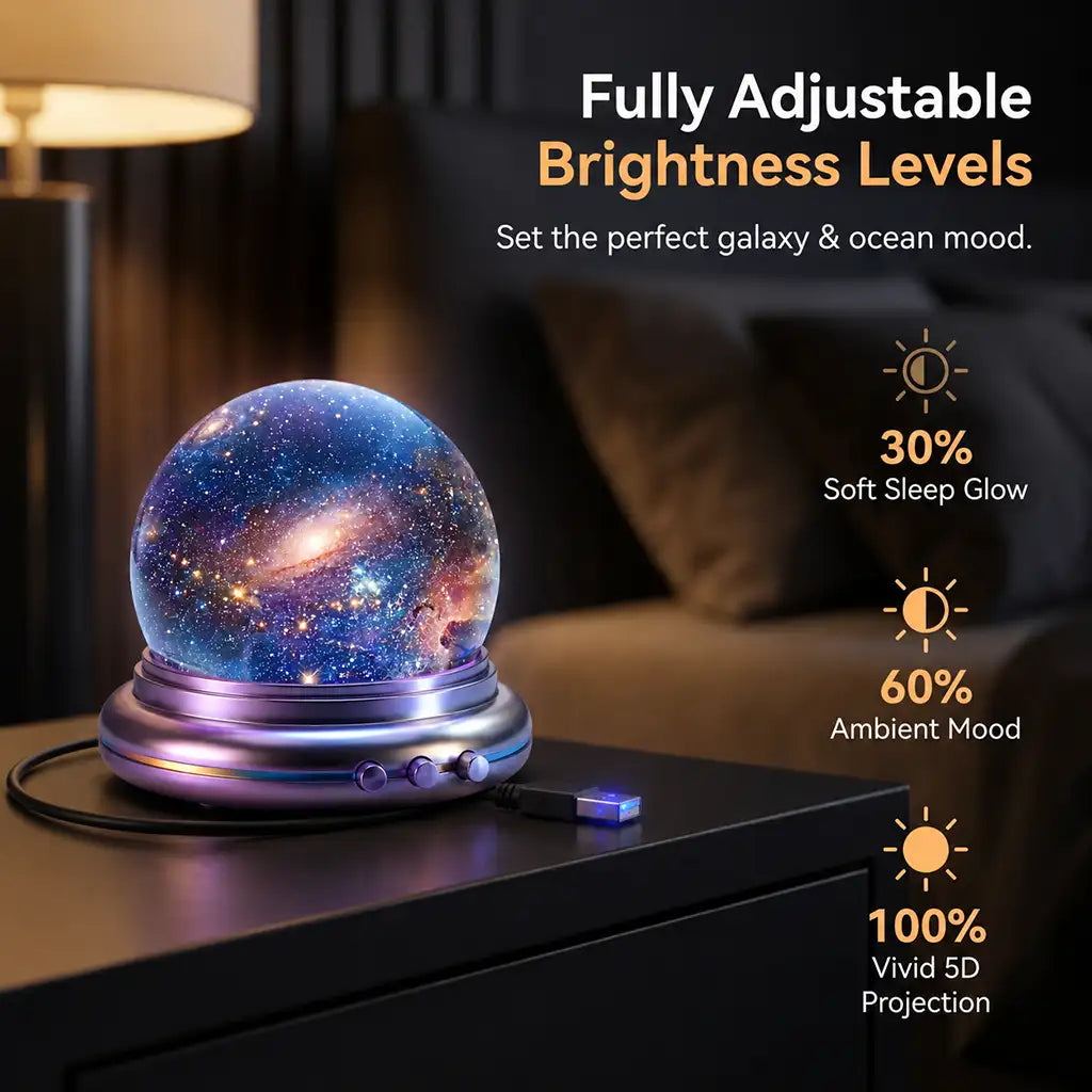 Nectavira® 🔮Night Light Projector - Smart Holographic Star Projector