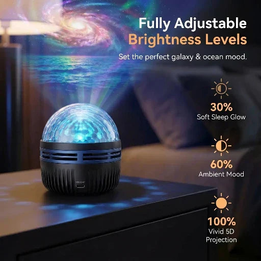 Official Store | 🌌SCNDR® 360° Smart Holographic Starry Sky Projector (HD Smart Dynamic 5D)