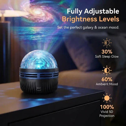 Official Store | 🌌SCNDR® 360° Smart Holographic Starry Sky Projector (HD Smart Dynamic 5D)