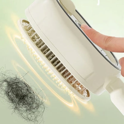 Nectavira® 🔥 3-in-1 Electric Air Cushion Massage Comb with Mist Spray, Self-Cleaning Steam and Essential Oil Function, Rechargeable Scalp Massage Brush✨✨