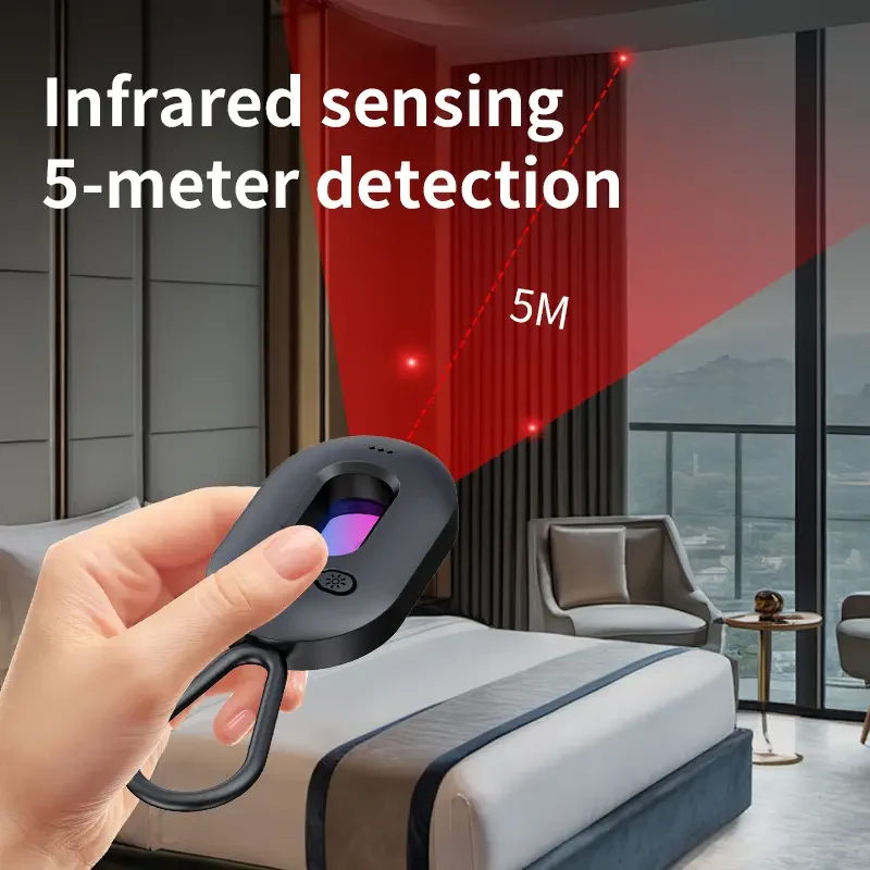 Nectavira® 3-in-1 portable hidden camera detector – Hidden Camera, RF Signal & Magnetic Tracker Scanner