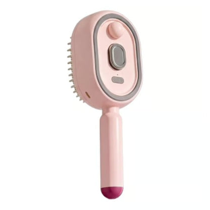 Nectavira® 3-in-1 Electric Air Cushion Massage Comb with Mist Spray, Self-Cleaning Steam and Essential Oil Function, Rechargeable Scalp Massage Brush🔥