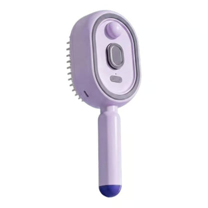 Nectavira® 3-in-1 Electric Air Cushion Massage Comb with Mist Spray, Self-Cleaning Steam and Essential Oil Function, Rechargeable Scalp Massage Brush🔥