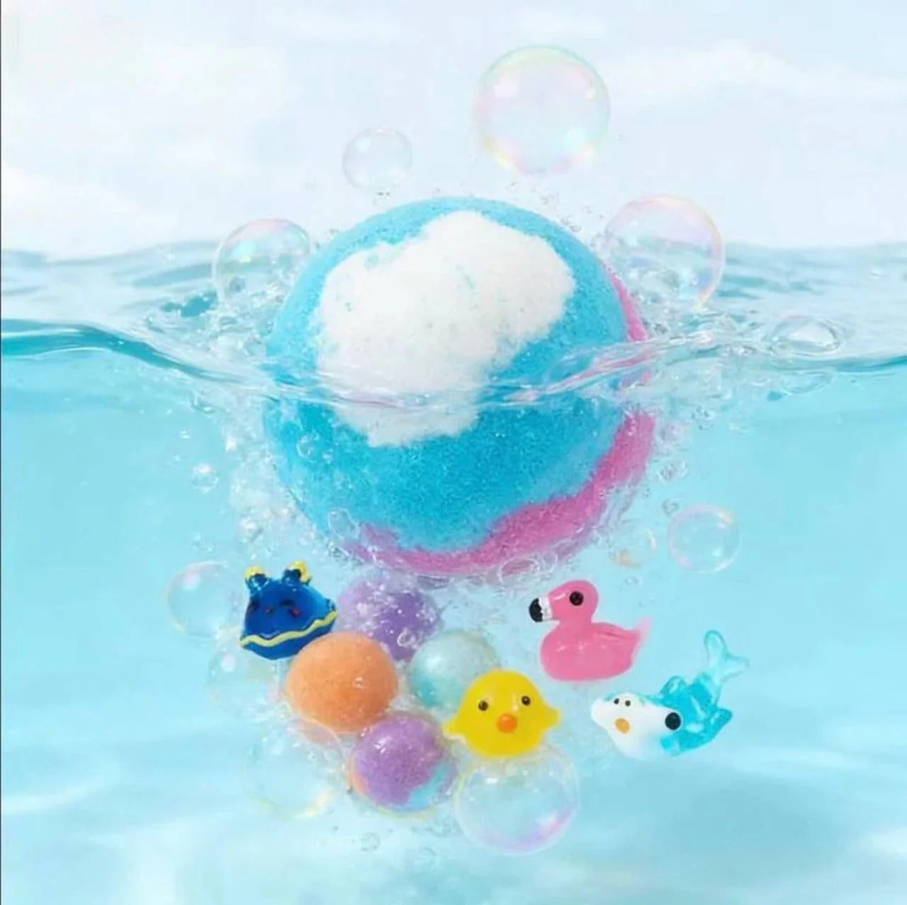 🎁Gentle Kids Bath Bomb Set – Food-Grade Colors, Surprise Toys & Fun Bath Time Adventures🔥 Limited Time – Save 70% Today
