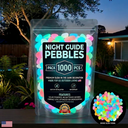 🔥LAST DAY SALE 50%OFF🔥🌈Colorful Glow-in-the-Dark Garden Stones