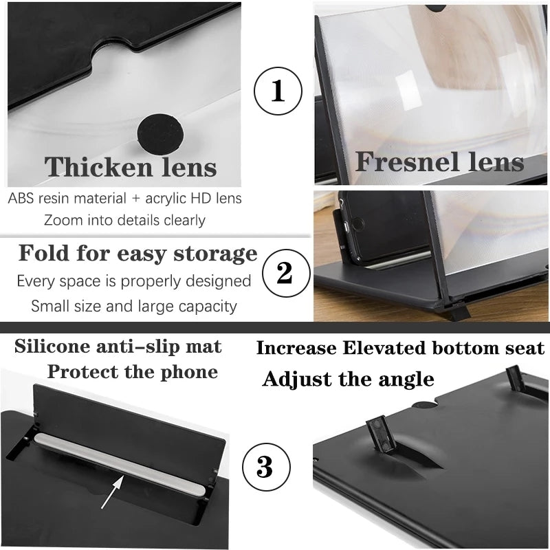 🔥2026 Hot Sale🔥 Thin Foldable Mobile Phone Screen Amplifier