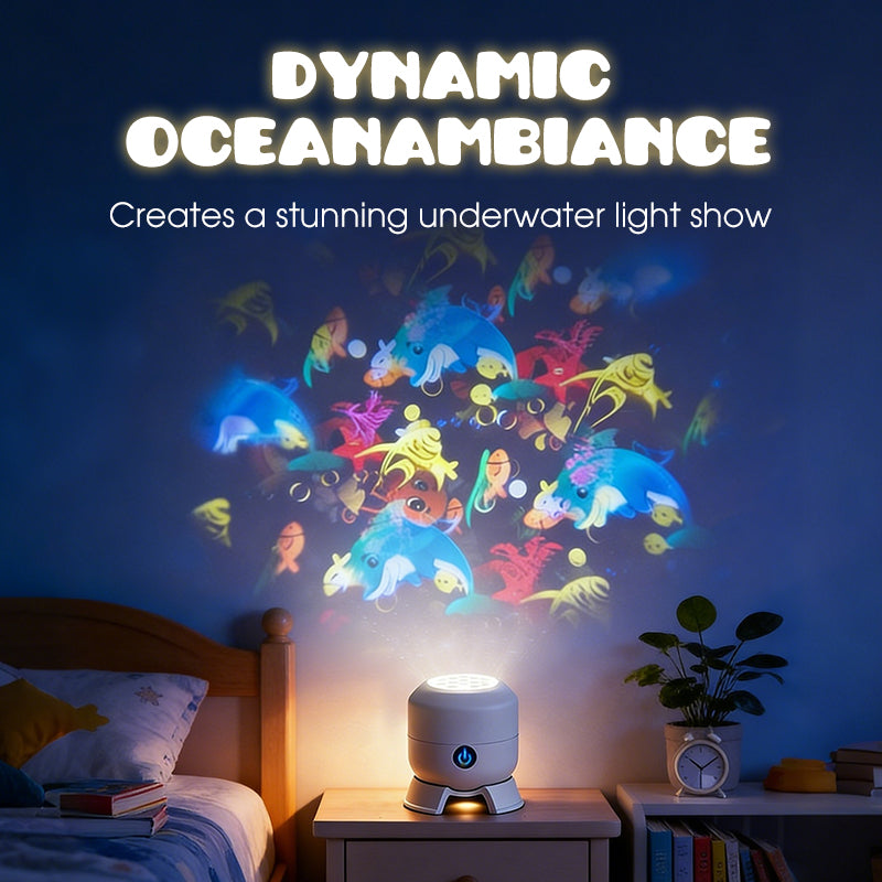 💖🎶Dynamic Rotating LED Projector Light