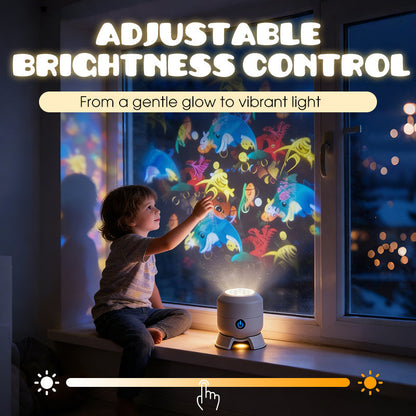💖🎶Dynamic Rotating LED Projector Light