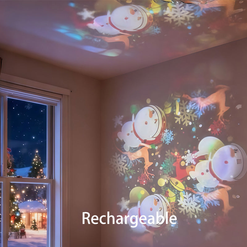 💖🎶Dynamic Rotating LED Projector Light