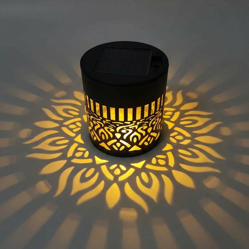 🌀 Limited Sale | Solar Mandala Wall Light – Outdoor Fence Projector Lamp for Patio & Backyard Decor