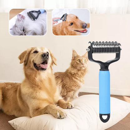 🐶 Nectavira® Double sided pet grooming brush