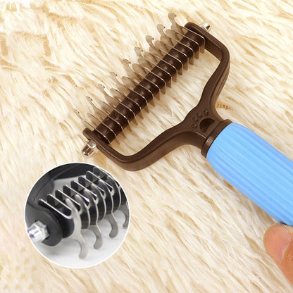 🐶 Nectavira® Double sided pet grooming brush