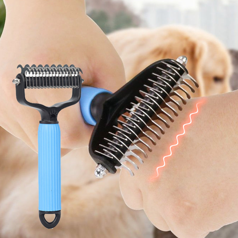 🐶 Nectavira® Double sided pet grooming brush