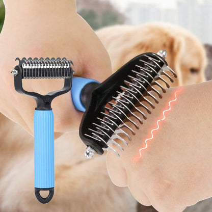 🐶 Nectavira® Double sided pet grooming brush