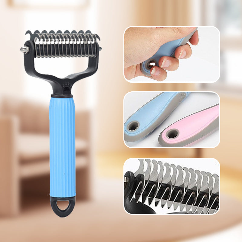 🐶 Nectavira® Double sided pet grooming brush