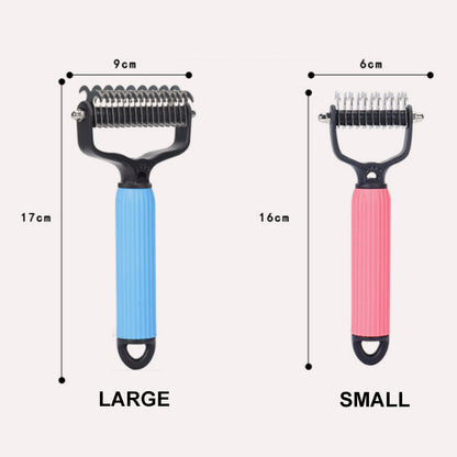 🐶 Nectavira® Double sided pet grooming brush