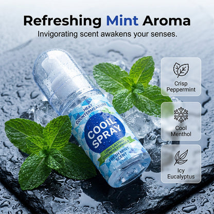 💎🔥Last Day 50% OFF! 🏠❄️Mint Refreshing Summer Heat Relief Spray