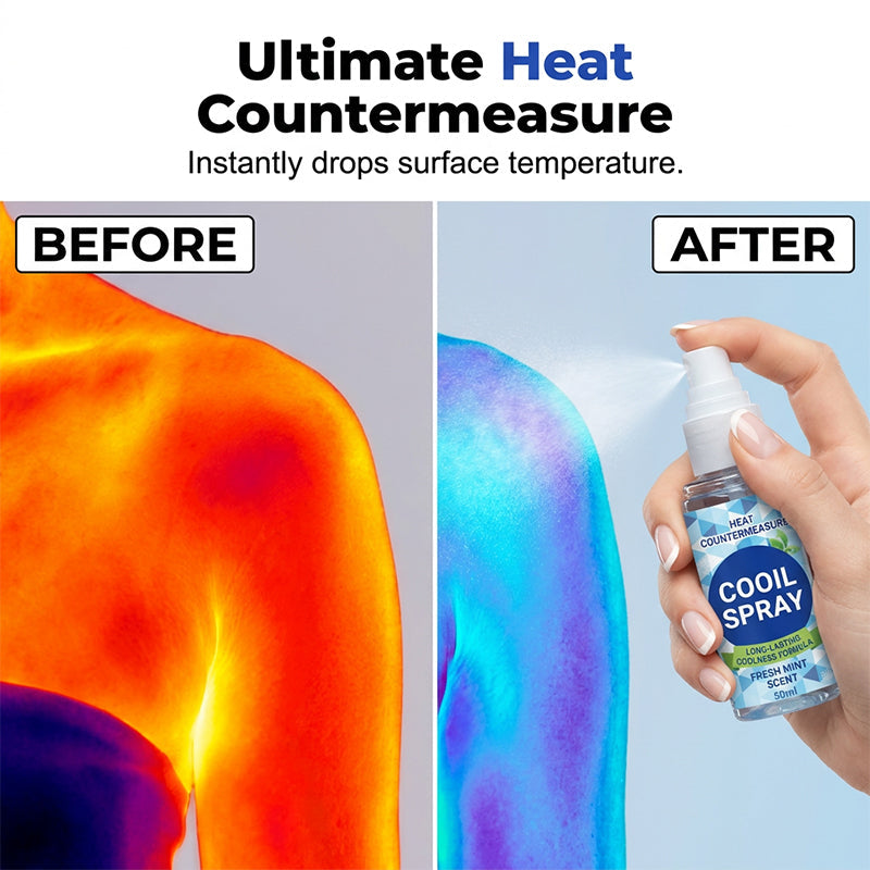 💎🔥Last Day 50% OFF! 🏠❄️Mint Refreshing Summer Heat Relief Spray