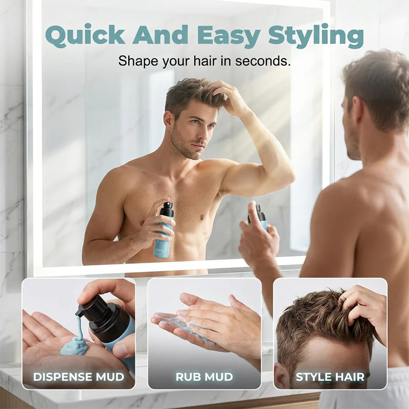 💨 Quick-Dry Matte Hair Styling Spray | Natural Volume & Strong Hold