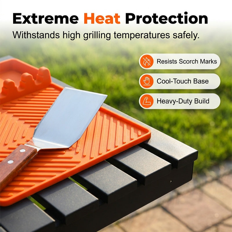 🧼Silicone Grill Mat for Side Shelf