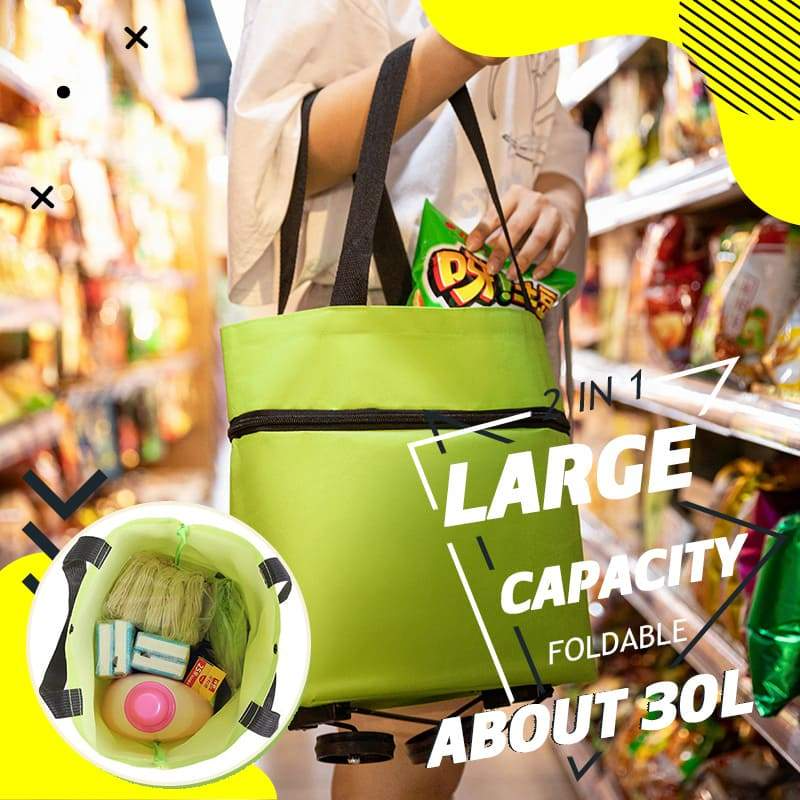 ROLLING SHOPPING BAG Carry More, Lift Less