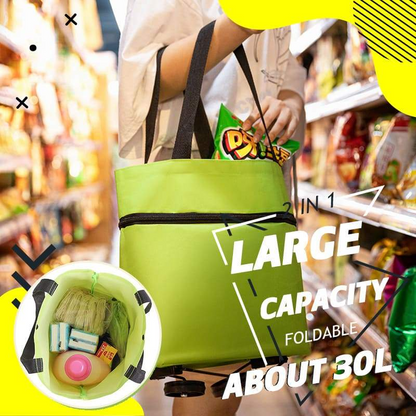 ROLLING SHOPPING BAG Carry More, Lift Less
