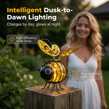 🐝 Hanging Bee-Shaped Solar Light – The Perfect Gift for Plant Lovers, Moms, or Anyone Who Loves to Smile ❤️