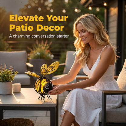 🐝 Hanging Bee-Shaped Solar Light – The Perfect Gift for Plant Lovers, Moms, or Anyone Who Loves to Smile ❤️
