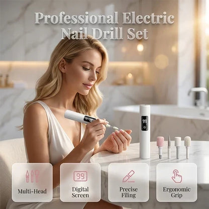 💅✨ Exclusive 40% OFF Add-On — Professional Electric Nail Drill with Smart Digital Display