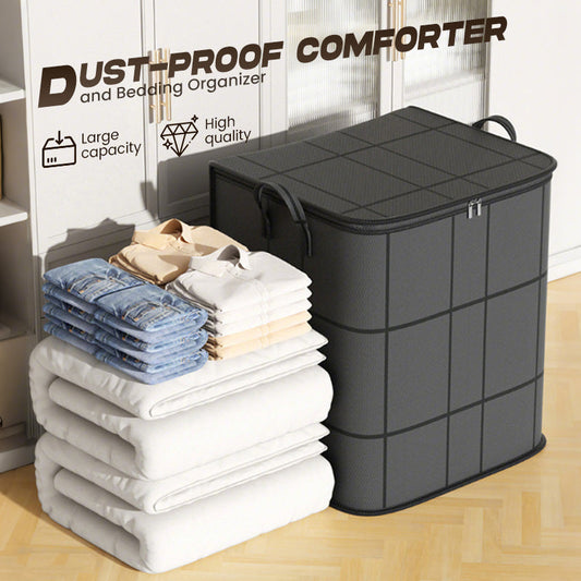 🏠🛏️ Dust-Proof Comforter & Bedding Organizer Bag