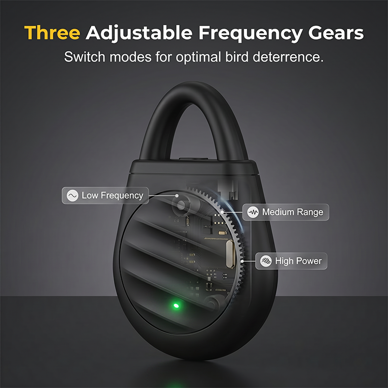 🐦 Say Goodbye to Birds, Bugs & Unwanted Pests with the Nectavira® Portable Ultrasonic Repeller Keychain!