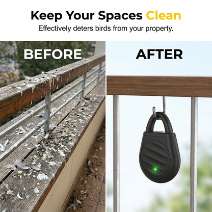 🐦 Say Goodbye to Birds, Bugs & Unwanted Pests with the Nectavira® Portable Ultrasonic Repeller Keychain!