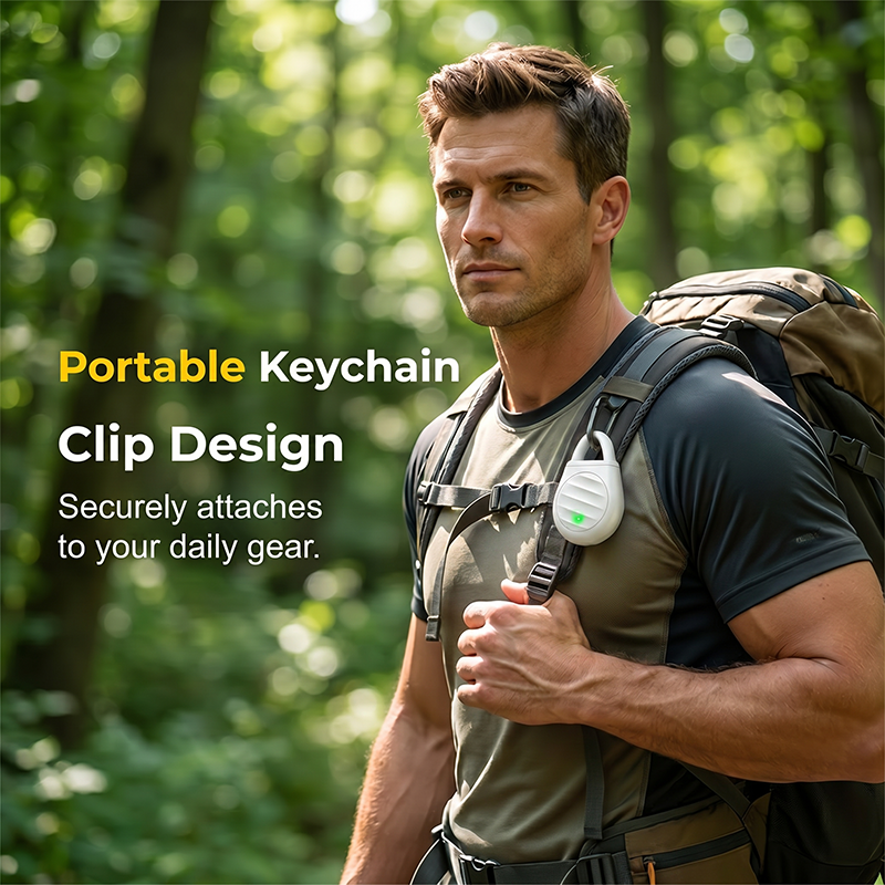 🐦 Say Goodbye to Birds, Bugs & Unwanted Pests with the Nectavira® Portable Ultrasonic Repeller Keychain!