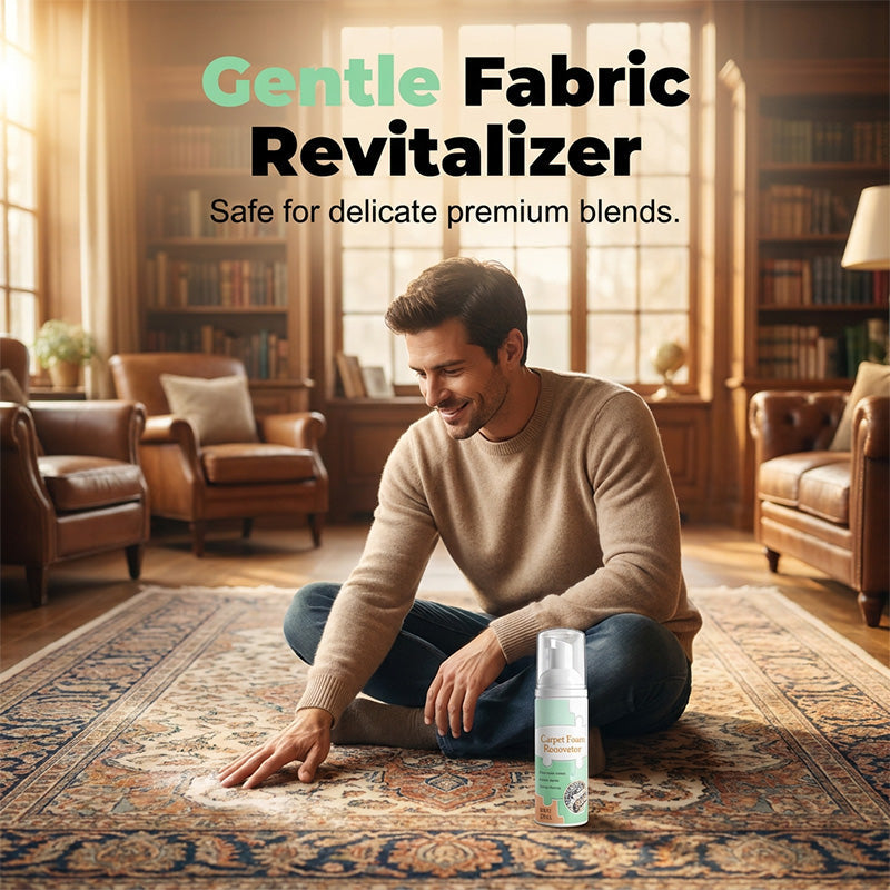 🧼 Nectavira® Waterless Carpet Foam Stain Remover – Lift Spots Fast with Cleaning Towel ✨