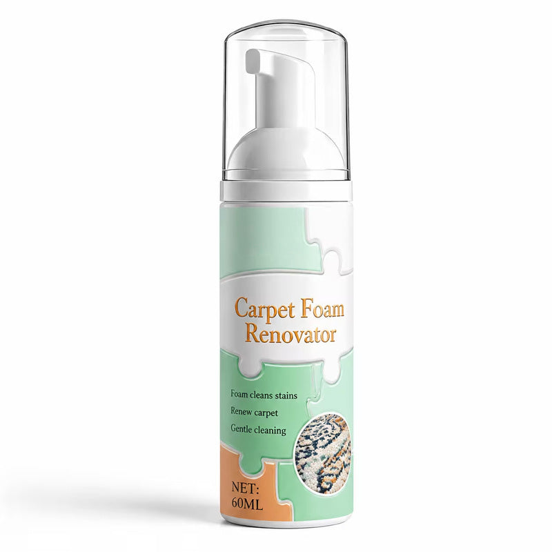 🧼 Nectavira® Waterless Carpet Foam Stain Remover – Lift Spots Fast with Cleaning Towel ✨