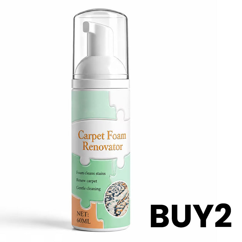 🧼 Nectavira® Waterless Carpet Foam Stain Remover – Lift Spots Fast with Cleaning Towel ✨