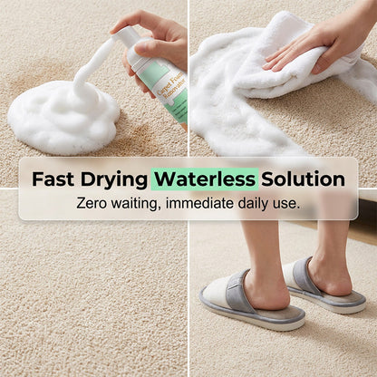 🧼 Nectavira® Waterless Carpet Foam Stain Remover – Lift Spots Fast with Cleaning Towel ✨