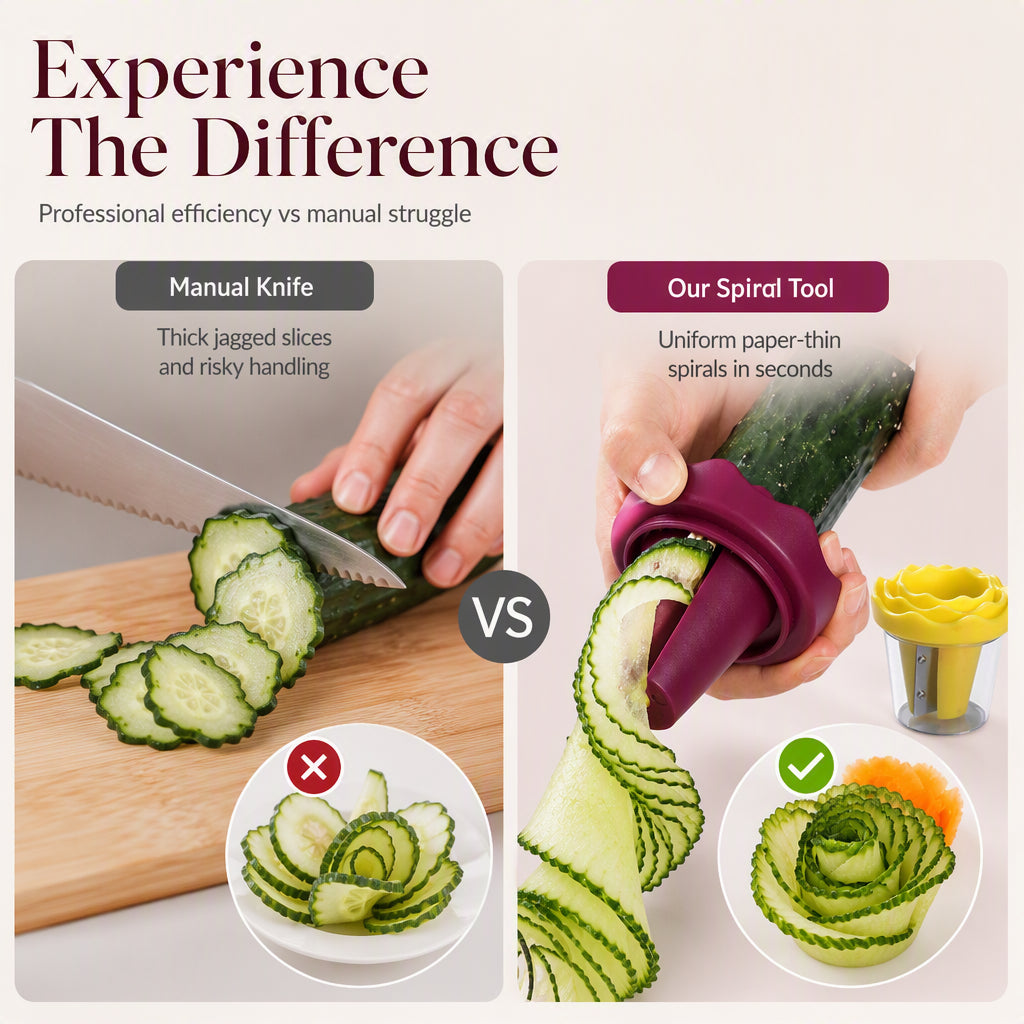 🔥 Exclusive Upsell Offer — Get 40% OFF the Manual Vegetable Spiralizer & Rose Curler 🌹🥕